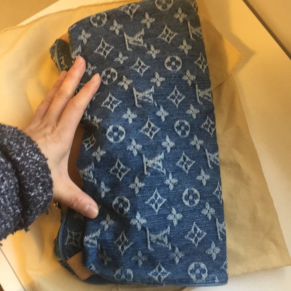 Authentic Louis Vuitton denim speedy - Picture 6 of 8